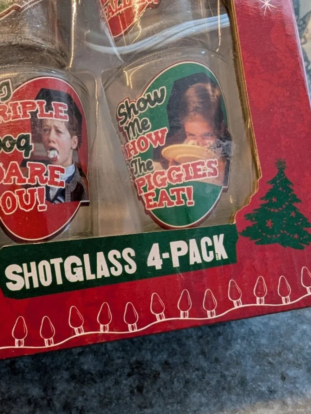 ICup A Christmas Story Shot Glasses - Set of 4